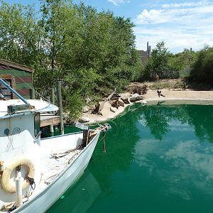 Shrimp Boat Outdoor Exhibit - No Animals