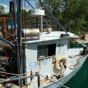 Shrimp Boat Outdoor Exhibit - No Animals