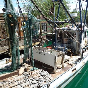 Shrimp Boat Outdoor Exhibit - No Animals