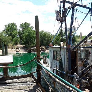 Shrimp Boat Outdoor Exhibit - No Animals