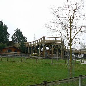 Future boardwalk to go to the Chinese mountains area (opening in April 2011