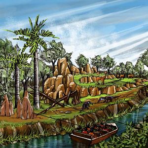 Amazon River Quest-Giant Anteater & Guanaco