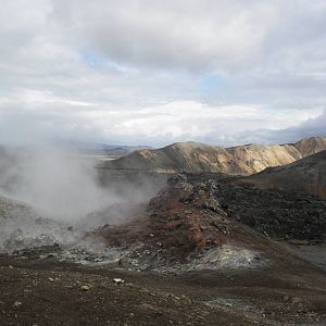 Fumerole at Landmannalaugar