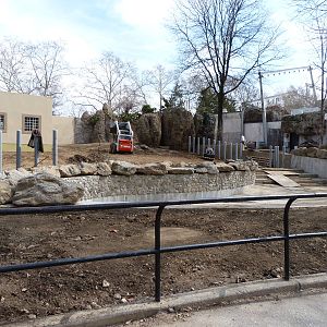 New Hippo Exhibit Construction