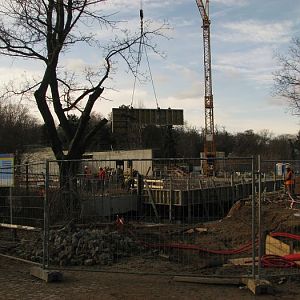 New hippo house contruction site