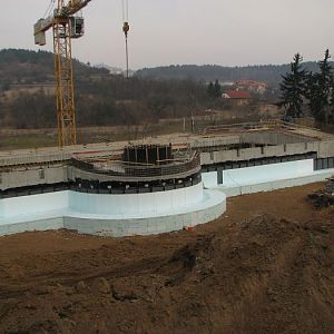 New elephant house contruction site