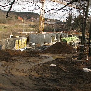 New elephant house contruction site