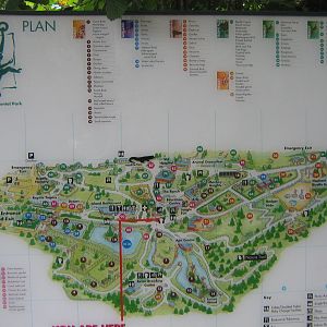 Map of Paignton Zoo