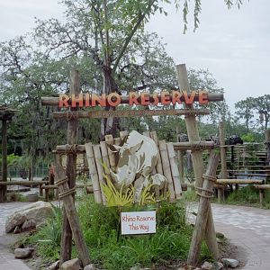 Rhino Reserve Entrance - Safari Wild