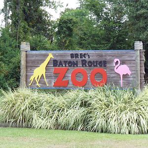 Baton Rouge Zoo - Entrance Sign