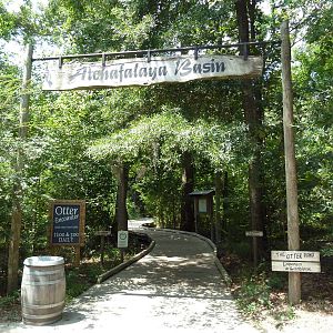 Baton Rouge Zoo - Entrance To River Otter Exhibit