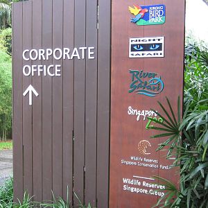 Singapore Zoo entrance plaza