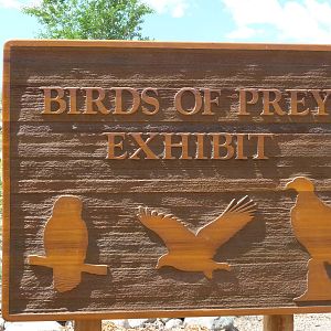 Birds Of Prey - Entrance Sign