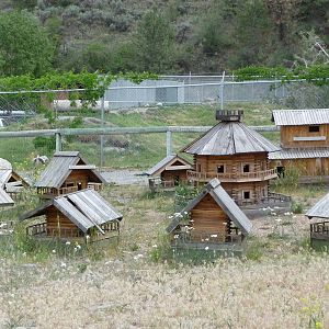 Miniature Wooden Village