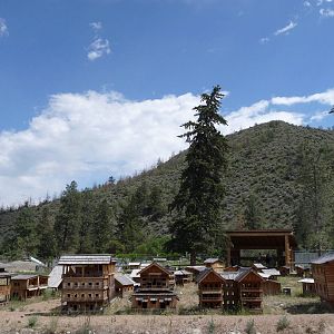 Miniature Wooden Village