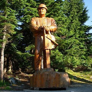 Logger Statue
