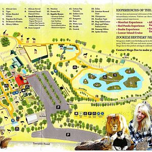 Mogo Zoo Map March 2011