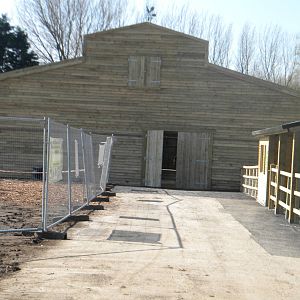 Entrance to the New Childrens Farm at Blackpool Zoo 9th April 2011