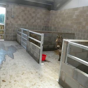 Inside the new Childrens Farm at Blackpool Zoo 10th April 2011