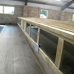 Inside the new Childrens Farm at Blackpool Zoo 10th April 2011