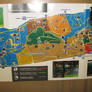 Zoo Plzen Map 2009