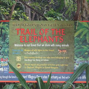 Trail of the Elephants Sign