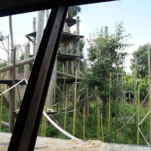 View into the open exhibit