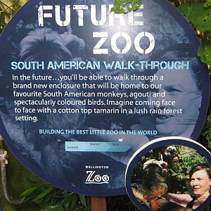 sign for upcoming walk-through