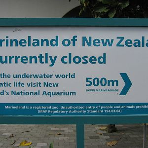 sign outside the entrance