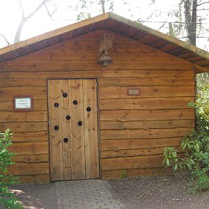 Plaswijckpark Rotterdam - Entrance to the Eagle Owl aviary