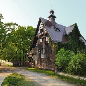 Zoo Wrocław - wejście od strony rzeki Odry