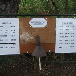 Lakeside Bird of Prey Centre.Opening times and prices at the entrance