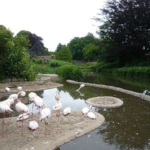 View up the middle valley