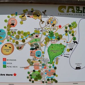 California Living Museum - Zoo Map