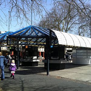 Entrance at Emmen Zoo - April 2011
