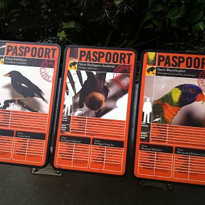 Signage Examples at Emmen Zoo - April 2011