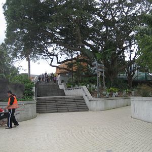 Walkway from new entry and Cable Car