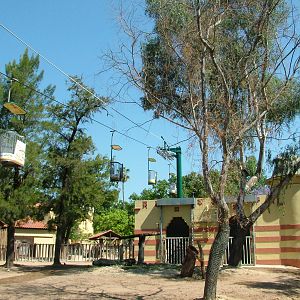 Indian Rhino House and Paddock at Lisbon Zoo, 24/05/11