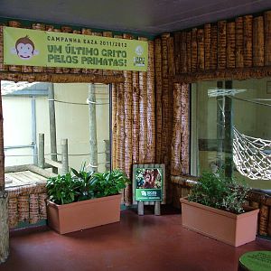 Indoor Orang Quarters at Lisbon Zoo, 24/05/11