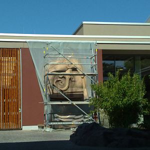 Restaurant and event entrance, Gondwanaland, June 2011