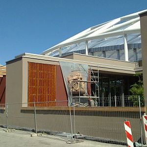 Restaurant and event entrance, Gondwanaland, June 2011