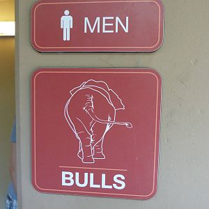 Men's Bathroom Sign
