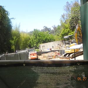 Construction of Panda Trek 5/27 to 6/10 2011