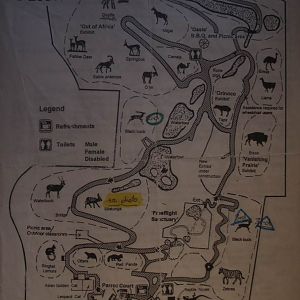 1 - Hamilton Zoo Map (Pre-2000)