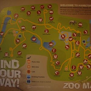 5 - Hamilton Zoo Map (June 2011)