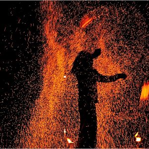 Jungle-night at Hamburg - Fire-show