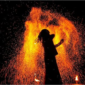 Jungle-night at Hamburg - Fire-show