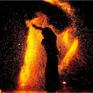 Jungle-night at Hamburg - Fire-show