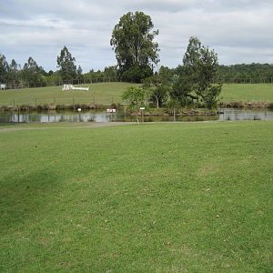 Expansive Lawns and island with Wedgetails