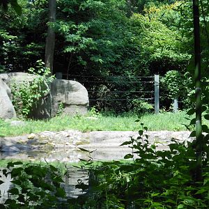 Bronx Zoo- Old Asian Elephant Exhibit Outside Zoo Center